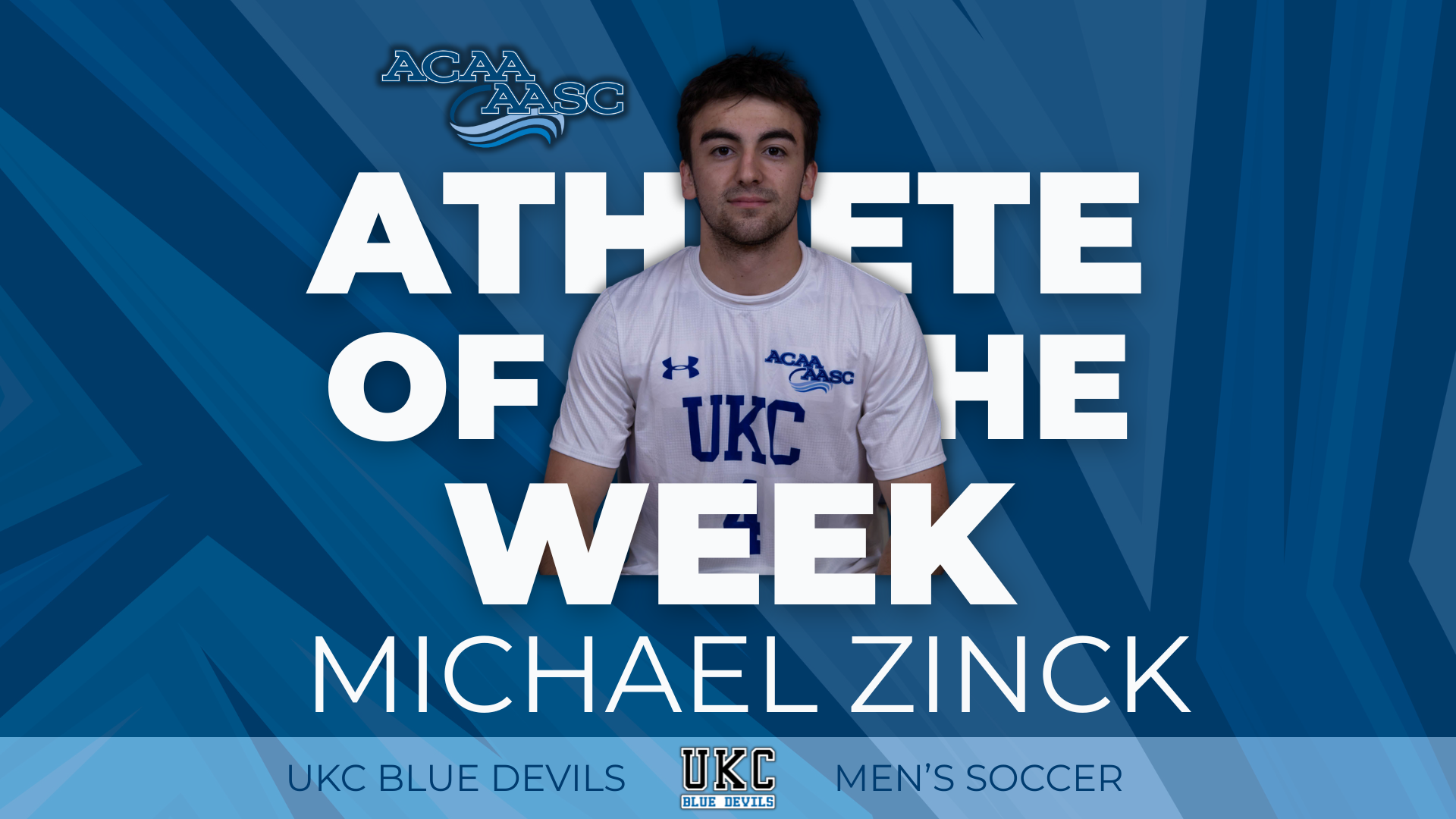Michael Zinck, ACAA Athlete of the Week